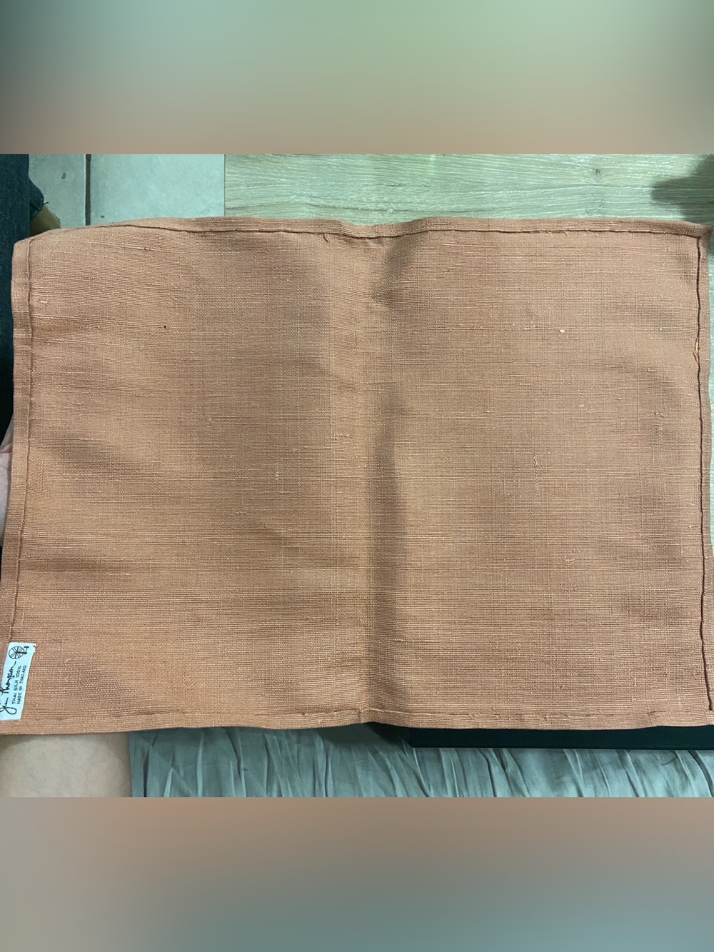 Vintage Jim Thomson 100% Silk Placemat 13x20